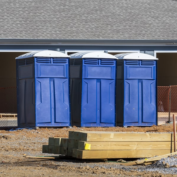 how can i report damages or issues with the portable toilets during my rental period in Prospect